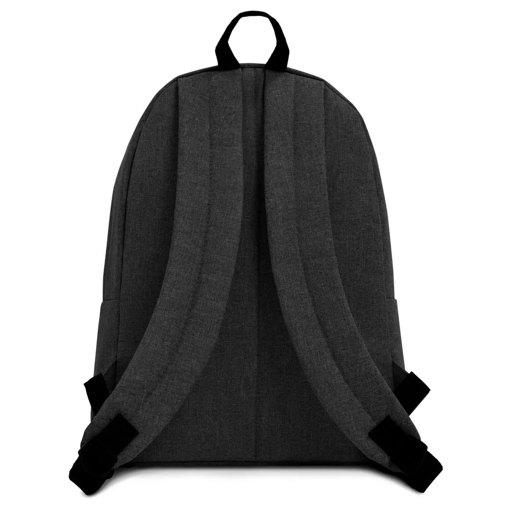 Crown Embroidered Backpack