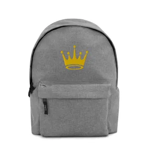 Crown Embroidered Backpack