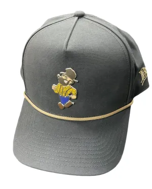 Curved Canvas 5 Panel Rope Hat