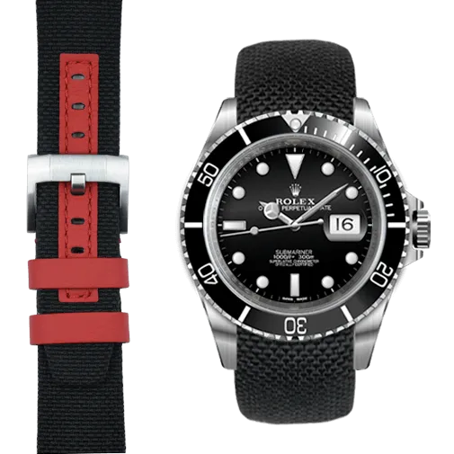 Curved End Nylon Strap for Rolex Submariner with Tang Buckle