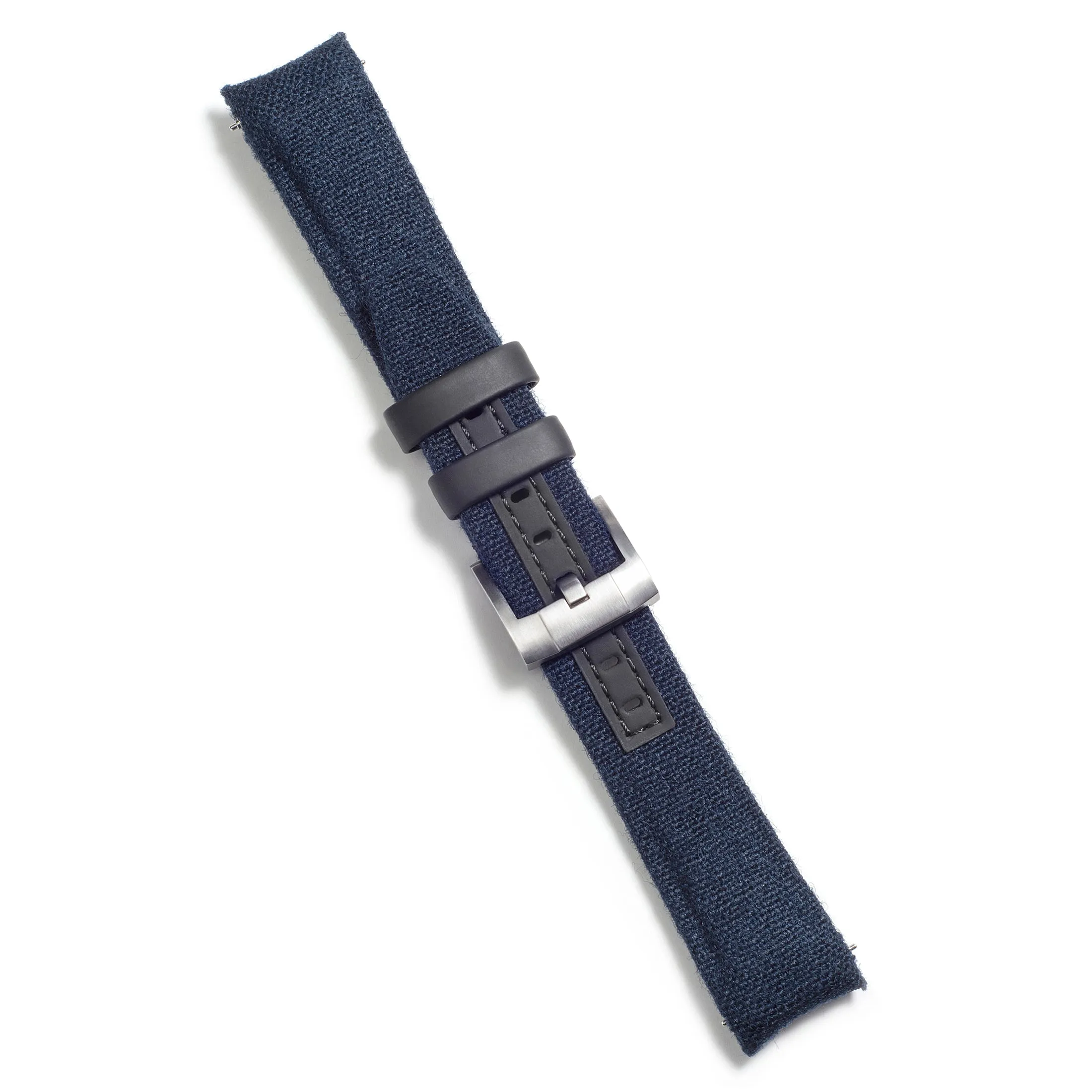 Curved End Nylon Strap with Tang Buckle for Rolex Sub Ceramic No-Date