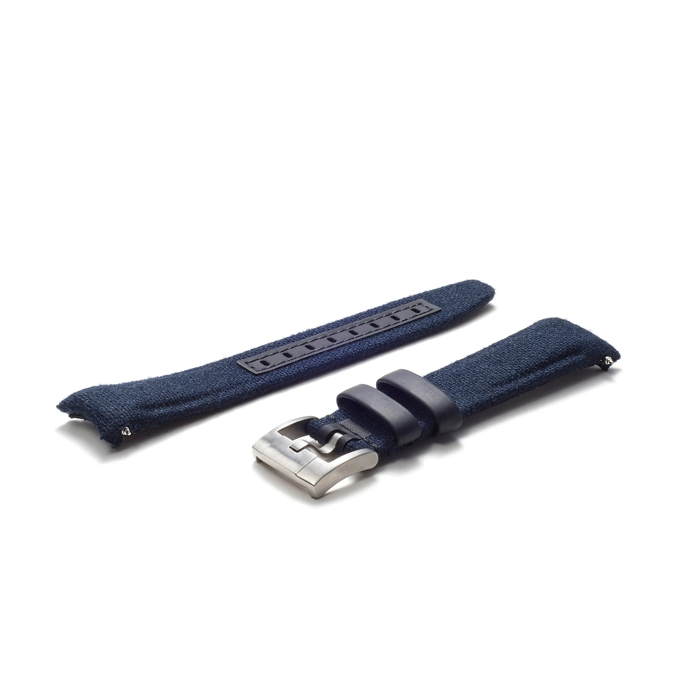 Curved End Nylon Strap with Tang Buckle for Rolex Sub Ceramic No-Date