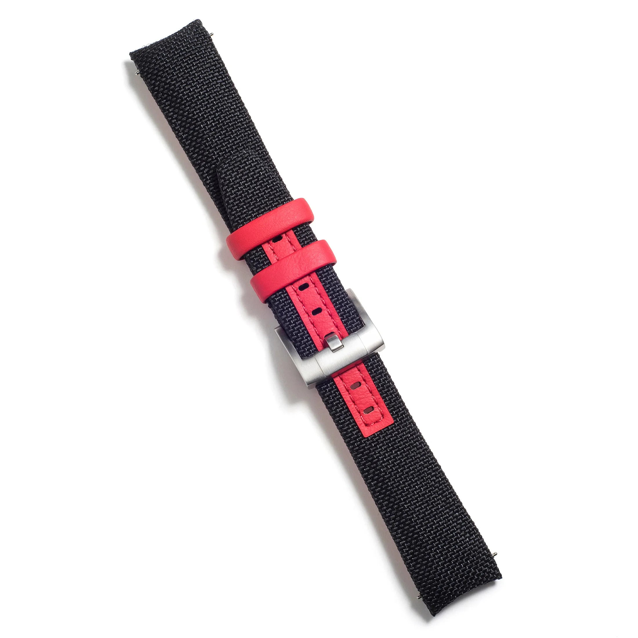 Curved End Nylon Strap with Tang Buckle for Rolex Sub Ceramic No-Date