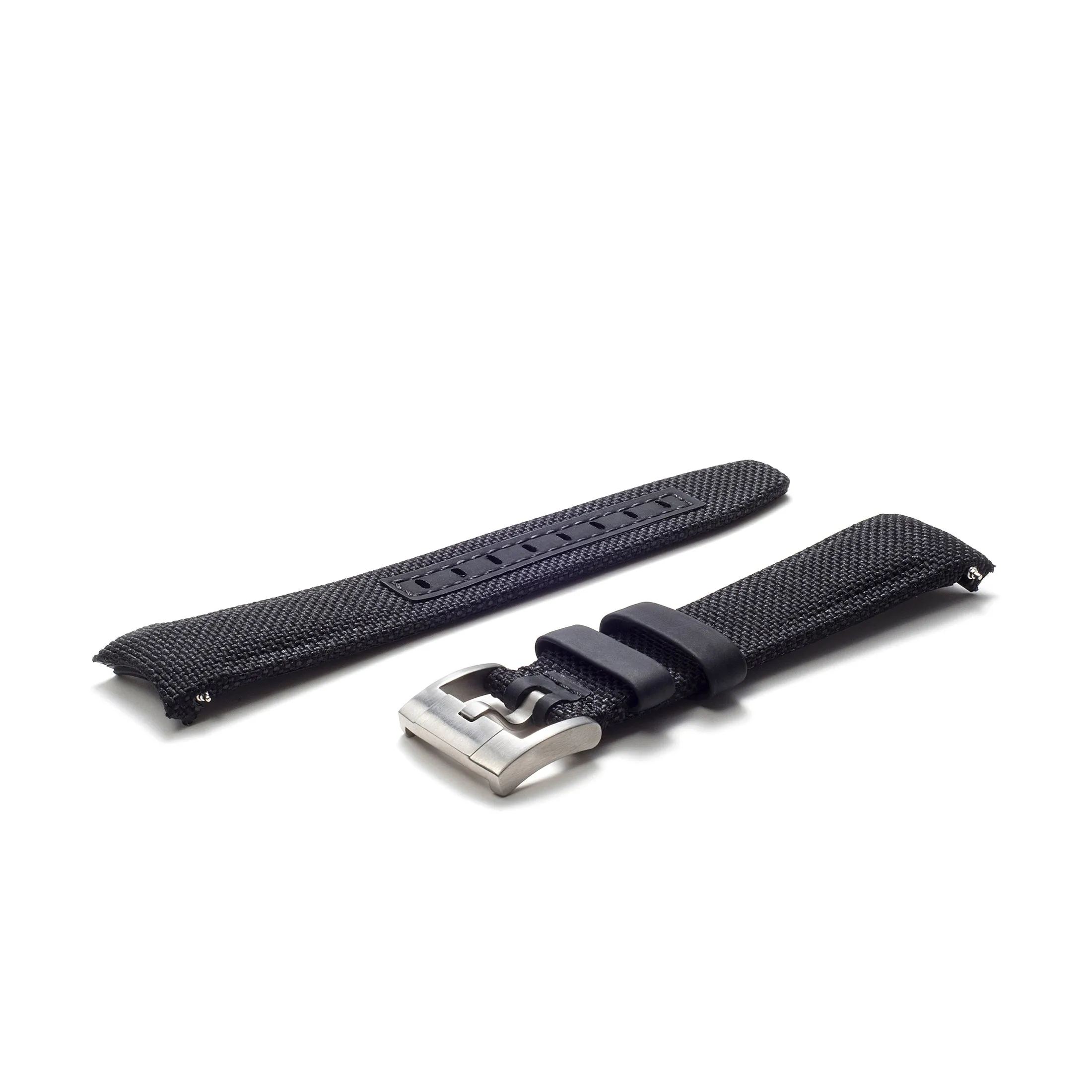 Curved End Nylon Strap with Tang Buckle for Rolex Sub Ceramic No-Date