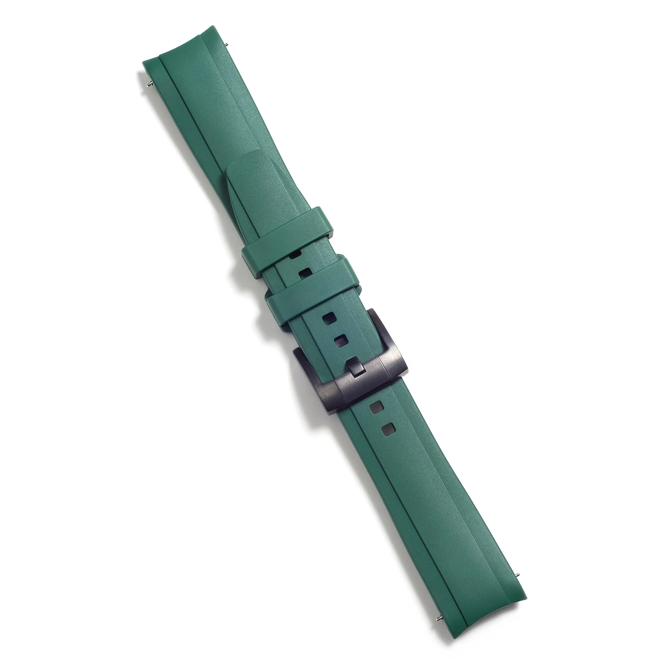 Curved End Rubber Strap for Rolex Submariner No-Date with Tang Buckle