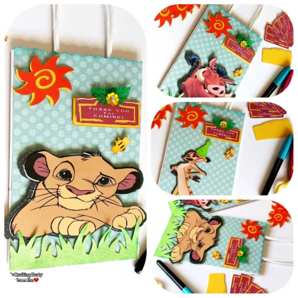 Custom Lion King Themed Party Bag / 10 pcs.