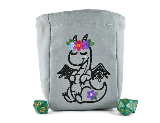 Cute dragon dice bag
