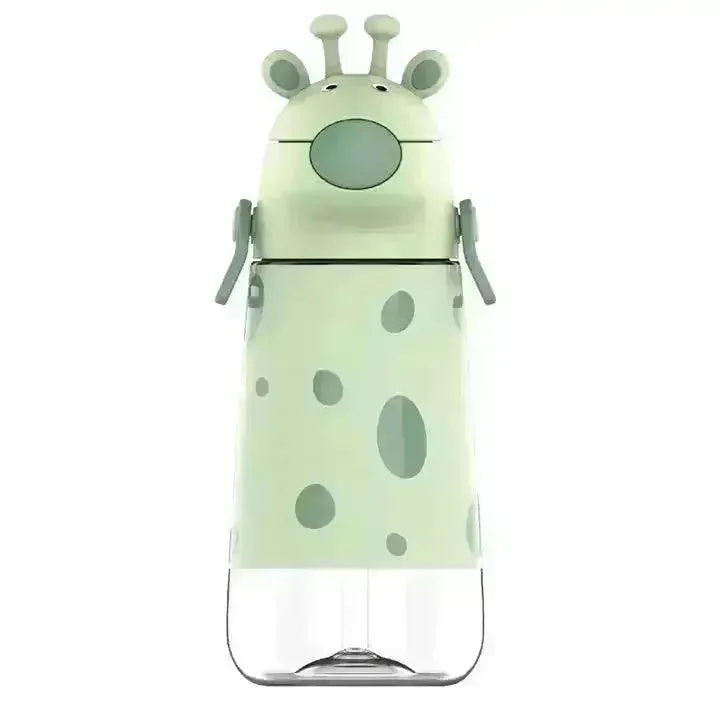 Cute Giraffe Tritan Water Bottle (450 ml)