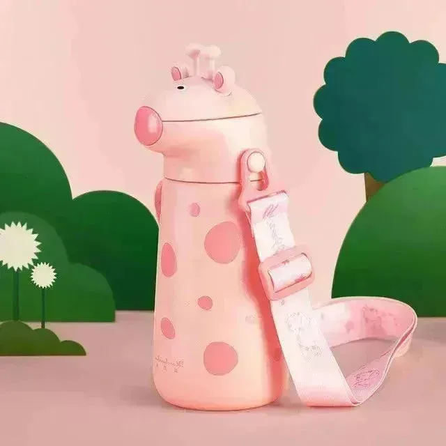 Cute Giraffe Tritan Water Bottle (450 ml)