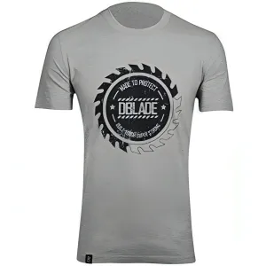 DBlade Corporate Buzz Short Sleeve Mens Work Wear Top - Grey