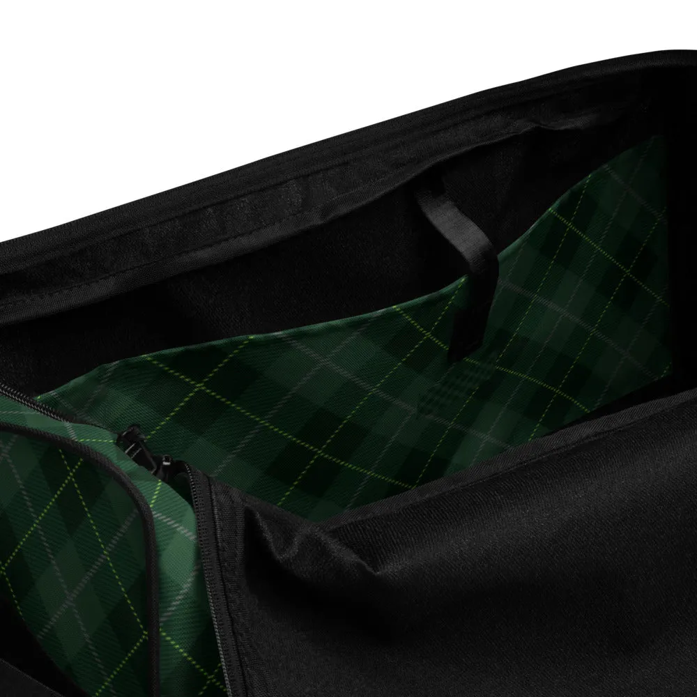 Deep Forest Tartan - Sustainably Made Duffle Bag