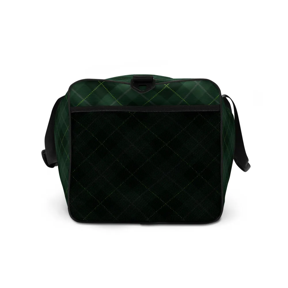 Deep Forest Tartan - Sustainably Made Duffle Bag