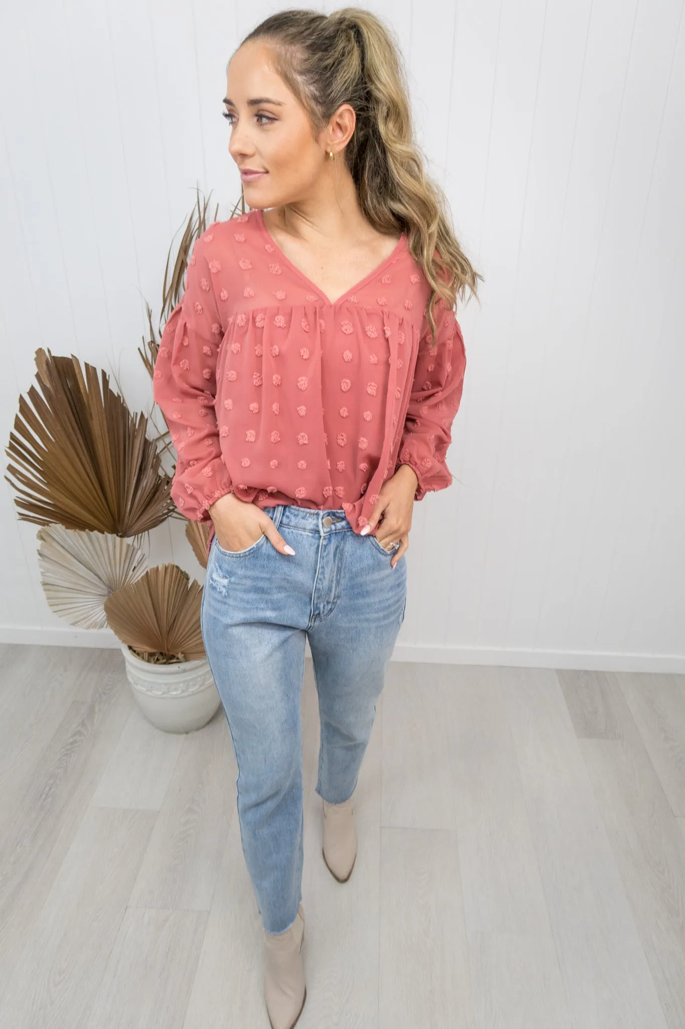 Demi Top -Watermelon