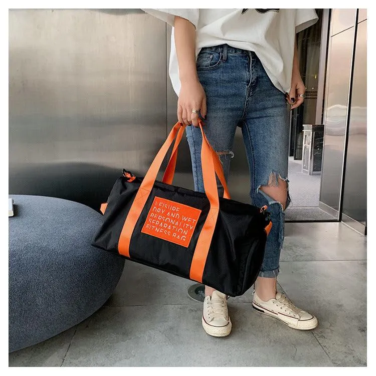 Design Large Capacity Crossbody Shoulder Bag-Orange