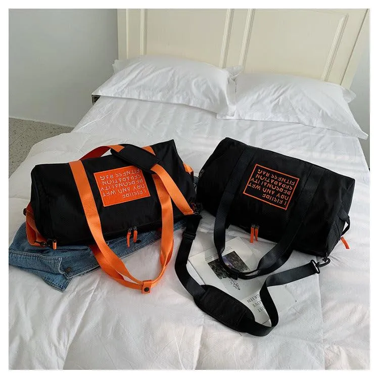 Design Large Capacity Crossbody Shoulder Bag-Orange