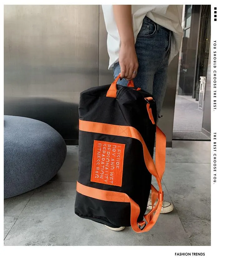 Design Large Capacity Crossbody Shoulder Bag-Orange