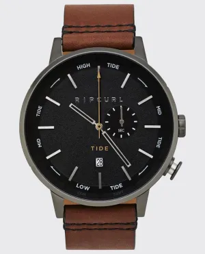 Detroit Analogue Leather Tide Watch