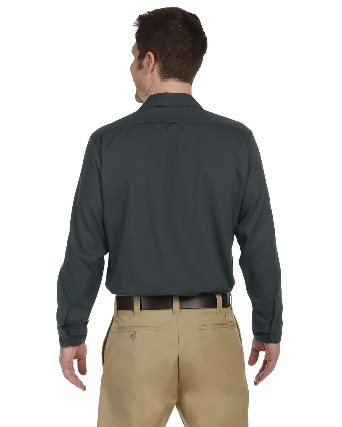 Dickies Industrial Long Sleeve Work Shirt | Charcoal