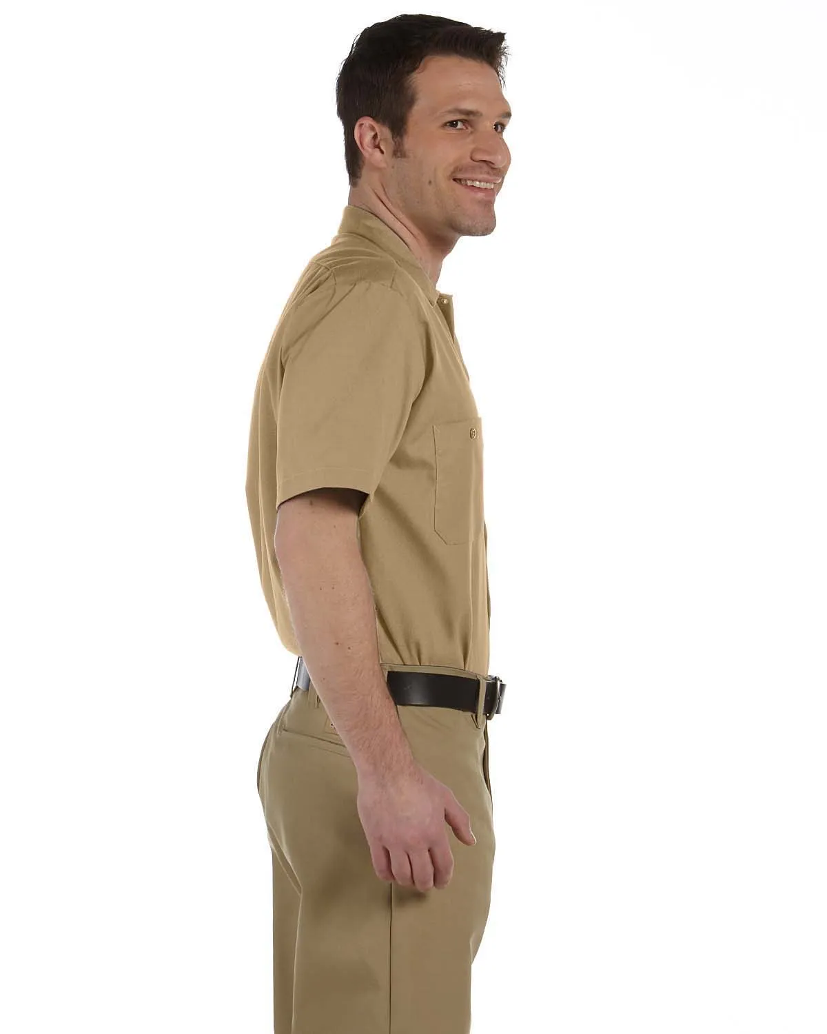 Dickies Industrial Short Sleeve Work Shirt | Desert Sand