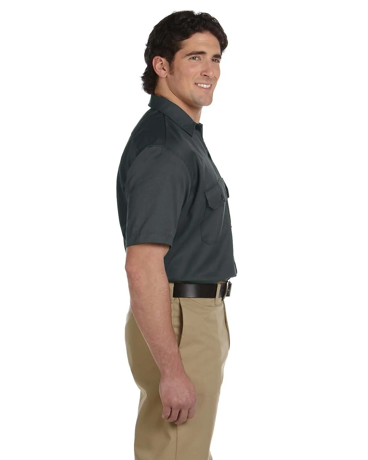 Dickies Short Sleeve Work Shirt | Charcoal