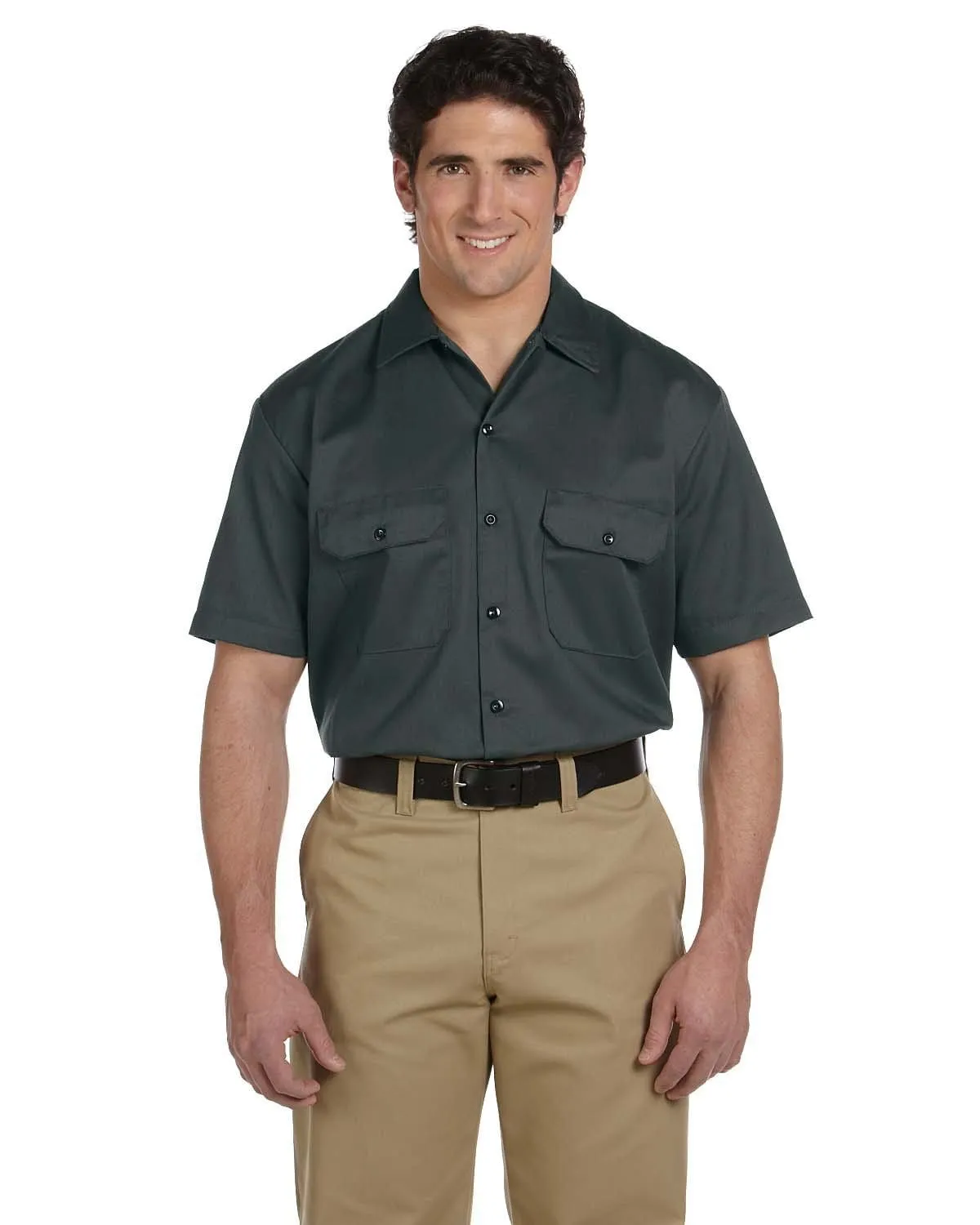 Dickies Short Sleeve Work Shirt | Charcoal