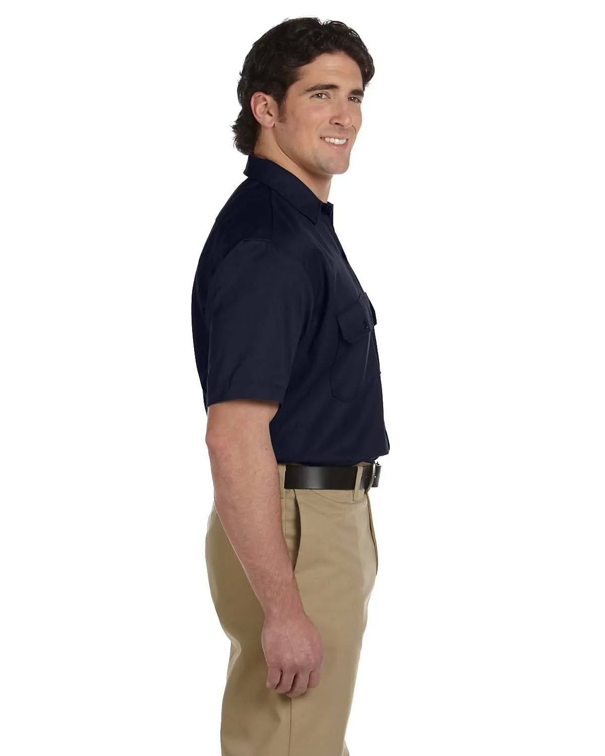 Dickies Short Sleeve Work Shirt | Dark Navy