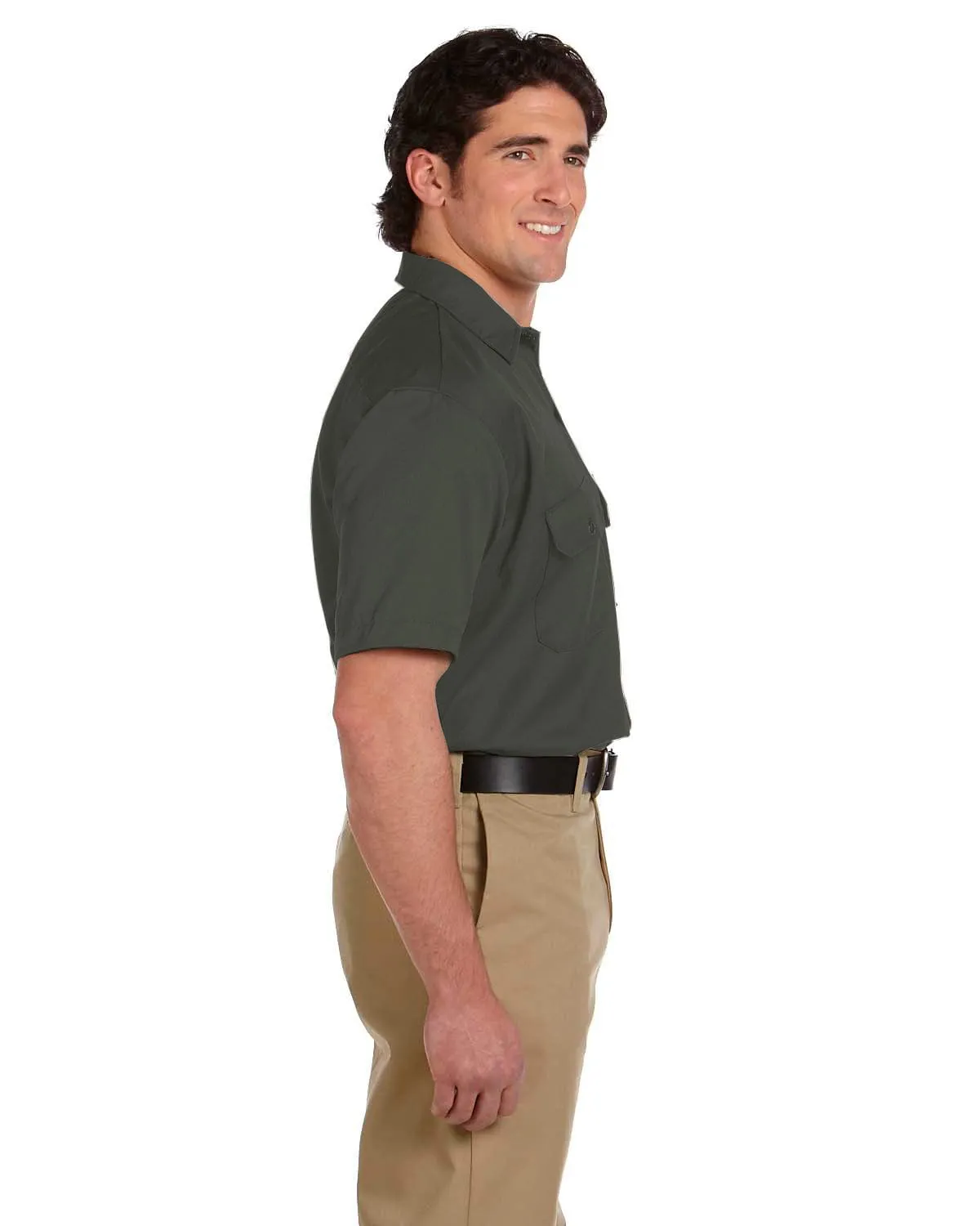 Dickies Short Sleeve Work Shirt | Olive Green