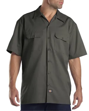 Dickies Short Sleeve Work Shirt | Olive Green