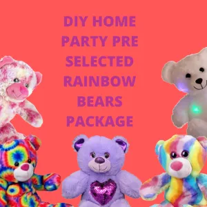 DIY Home Party Packages & T-Shirts Pre-Selected