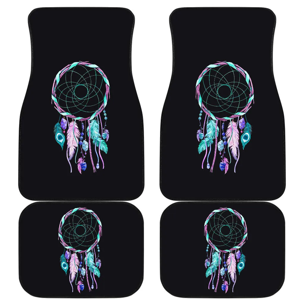 Dream Catcher Watercolor Floor Mats