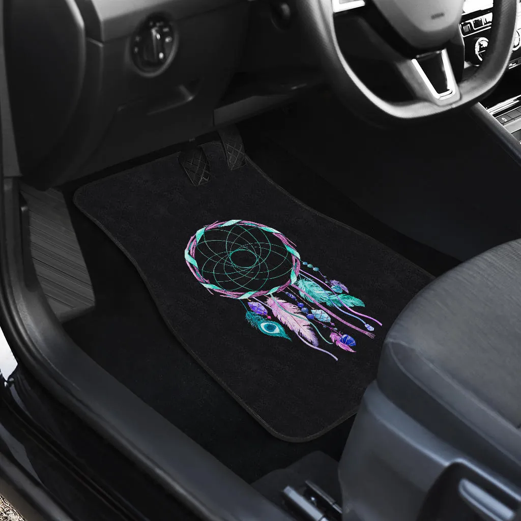 Dream Catcher Watercolor Floor Mats