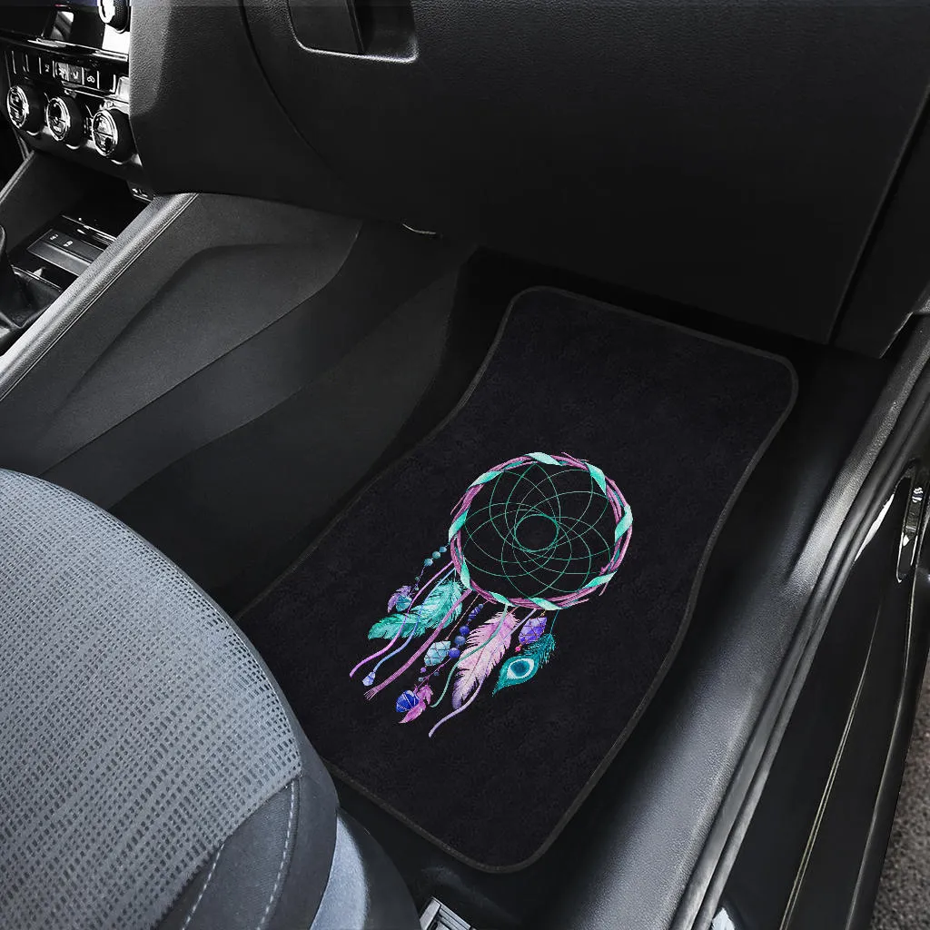 Dream Catcher Watercolor Floor Mats
