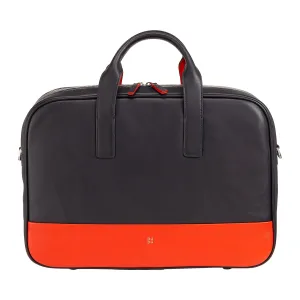 DUDU Work Bag Men's Woman In Leather, PC Desk or MacBook Up 16 -inch, Ventocuor Ventocuor Office Documentary Handle with shoulder strap, handles and double zipper