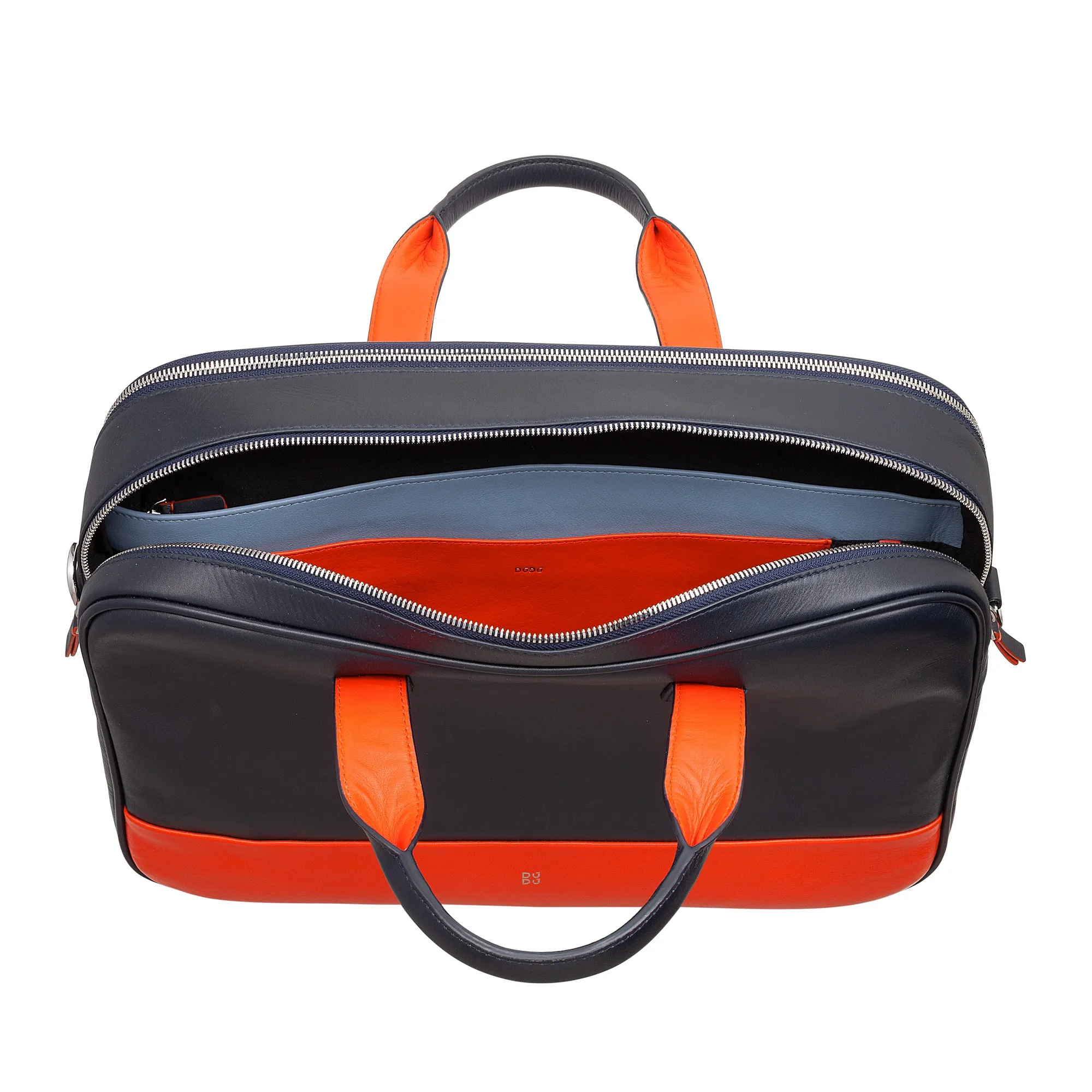 DUDU Work Bag Men's Woman In Leather, PC Desk or MacBook Up 16 -inch, Ventocuor Ventocuor Office Documentary Handle with shoulder strap, handles and double zipper