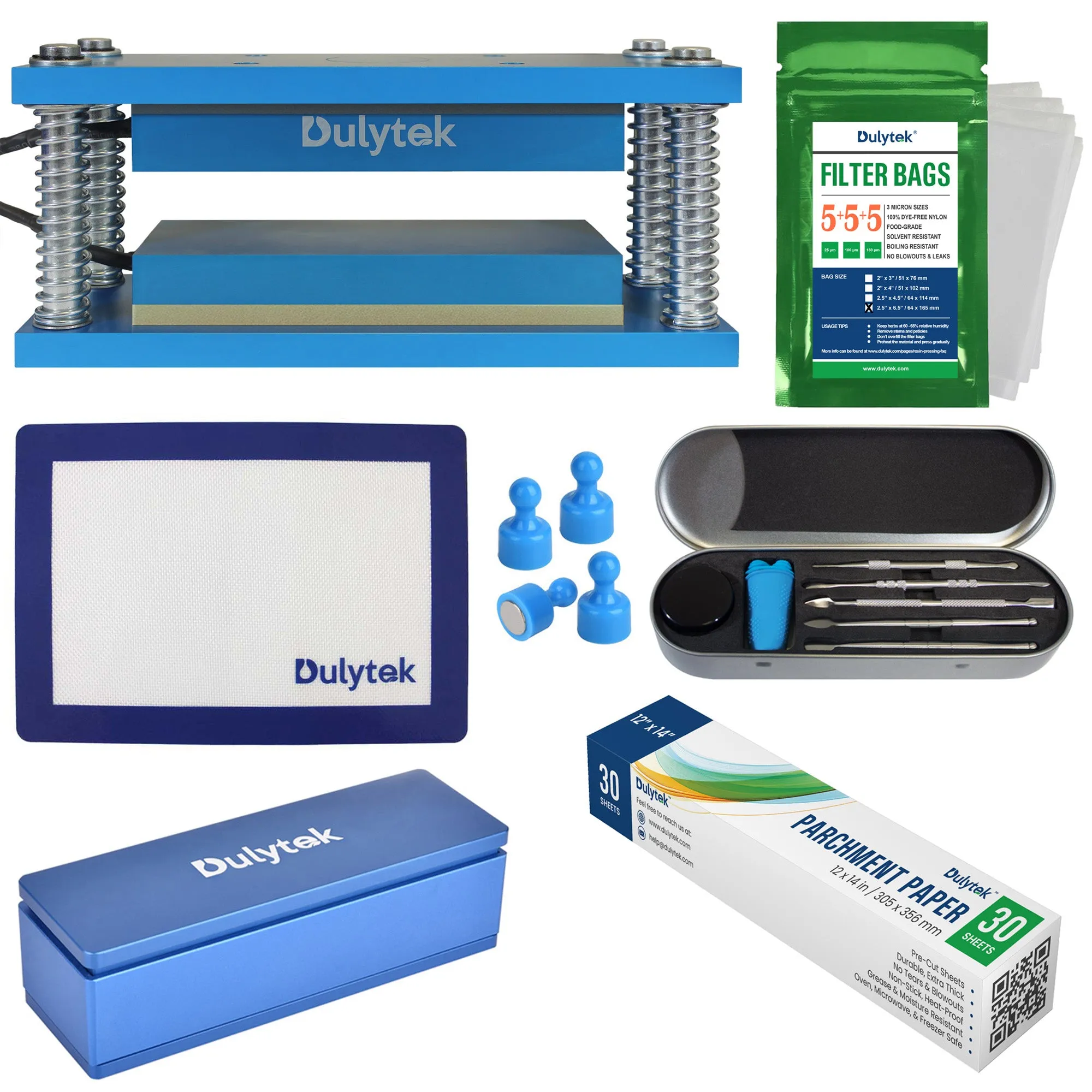 Dulytek® Retrofit Rosin Heat Plate Kit, 3" x 8", and Accessories Bundle