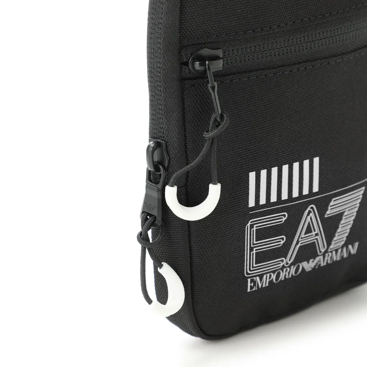 EA7 Emporio Armani 245080 Woven Shoulder Bag 02021 Black/White