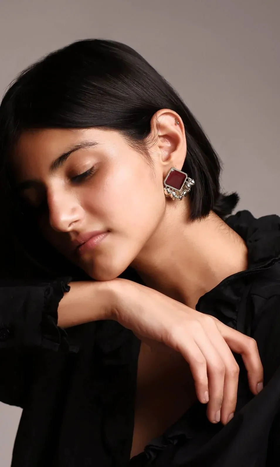 Elegant Ghunghroo Earrings and Ring Combo