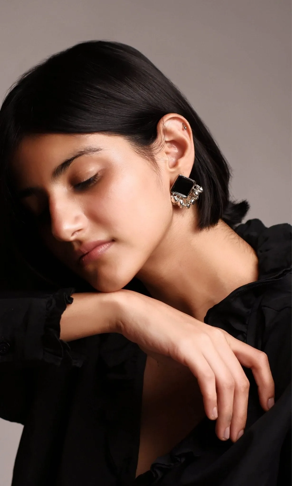Elegant Ghunghroo Earrings and Ring Combo