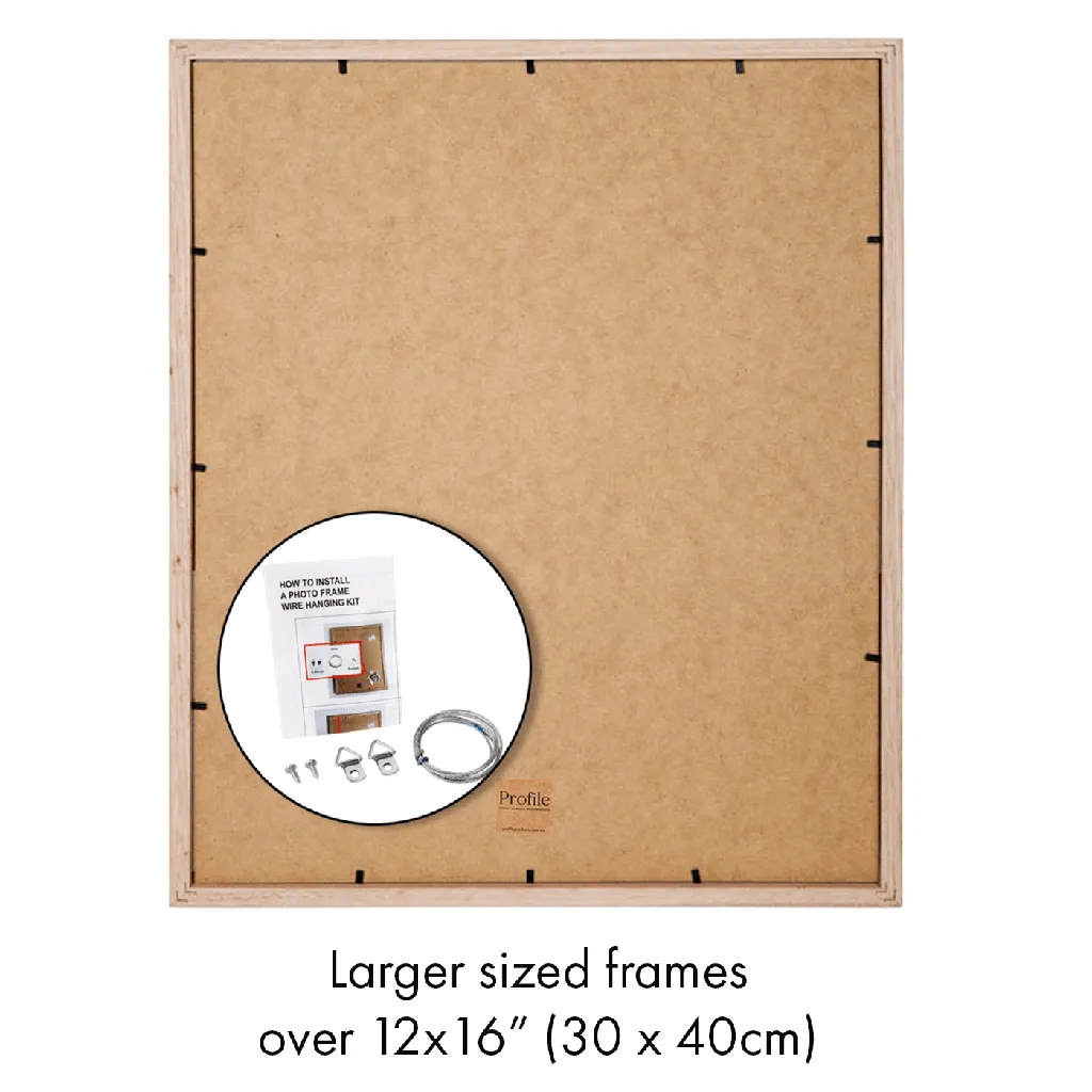 Elegant White A3/A4 Set of Frames (Bulk Frame Bundle 3 Pack)