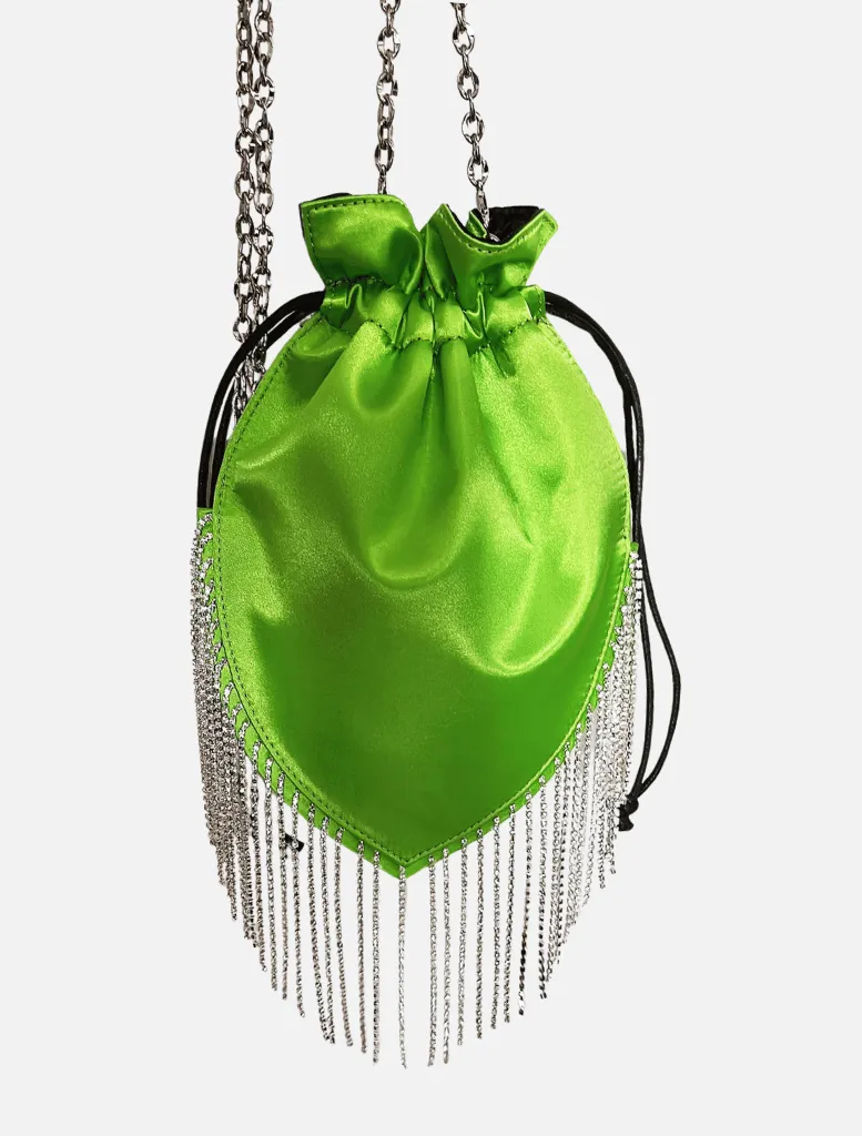 Elissa Tassel Bag - Green