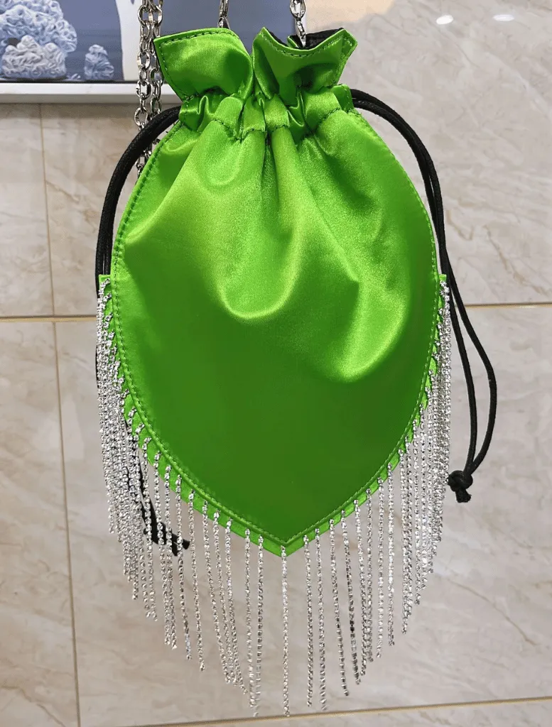 Elissa Tassel Bag - Green