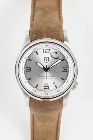 ELLIOT BROWN 305-D03-L12 Tyneham 41mm Limited Edition Stainless Steel Automatic Watch - Silver Dial