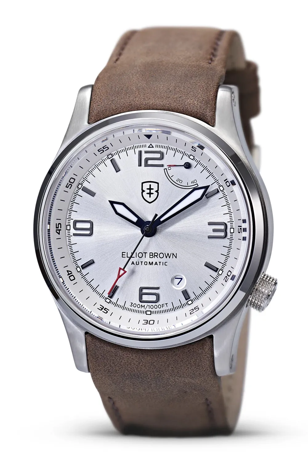 ELLIOT BROWN 305-D03-L12 Tyneham 41mm Limited Edition Stainless Steel Automatic Watch - Silver Dial