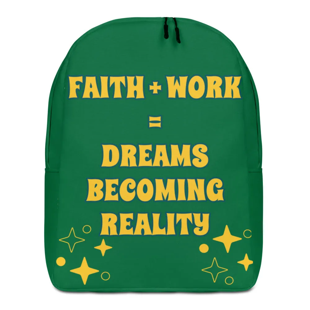 Faith   Work Minimalist Backpack