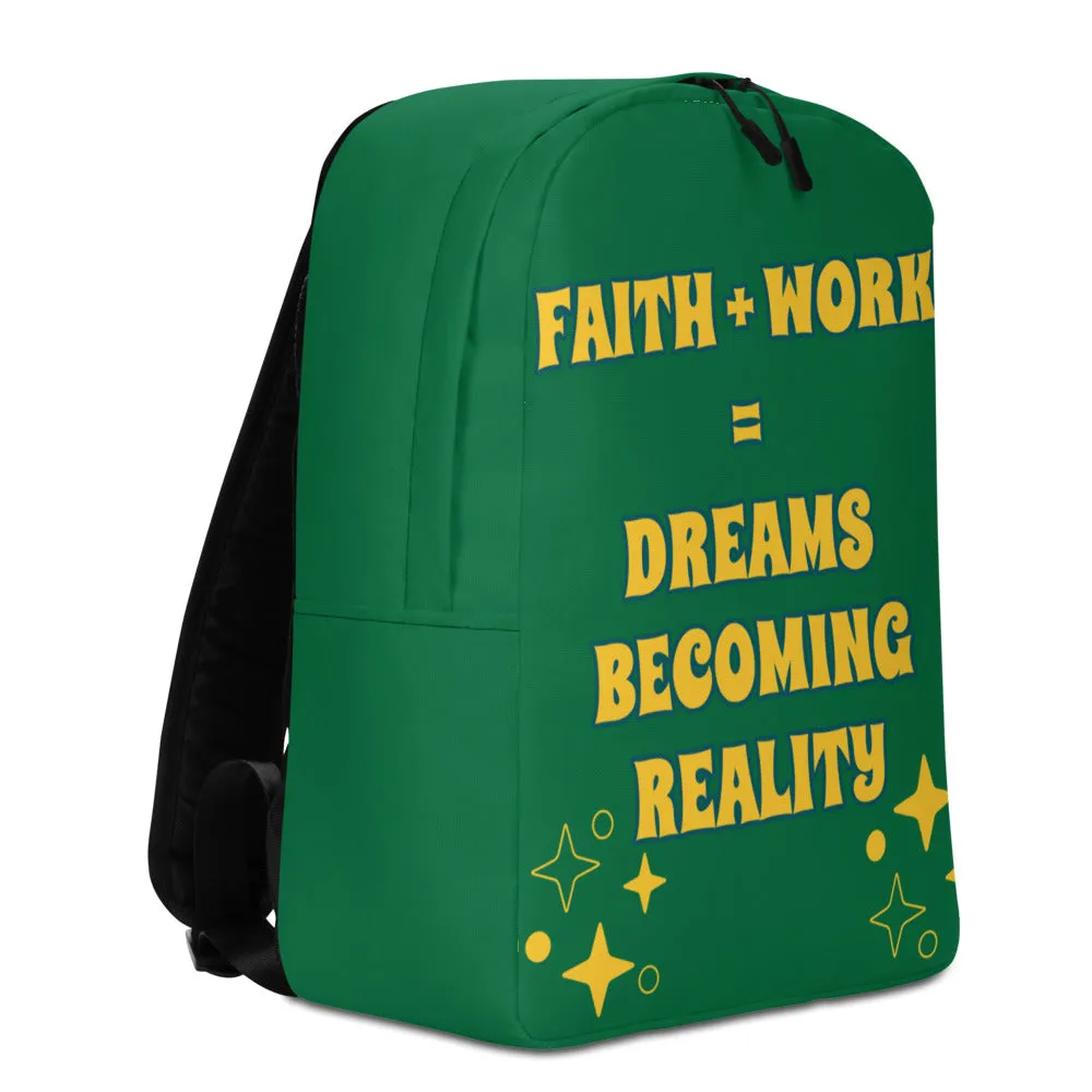 Faith   Work Minimalist Backpack