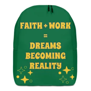 Faith   Work Minimalist Backpack