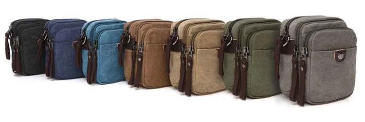 Fashionable Mobile Utility Phone Bag - Khaki