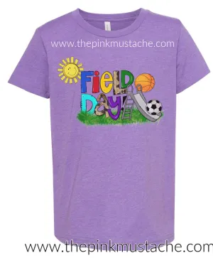 Field Day School Shirt -  School Tee/ Youth and Adult Sizing Available