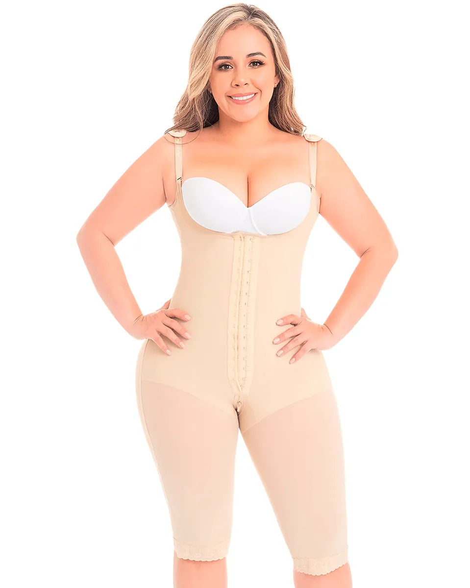 Final Sale Clearance Fajas M & D Covered Back, Bottom Zipper And Abdominal Support