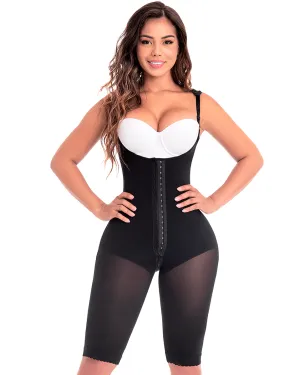 Final Sale Clearance Fajas M & D Covered Back, Bottom Zipper And Abdominal Support